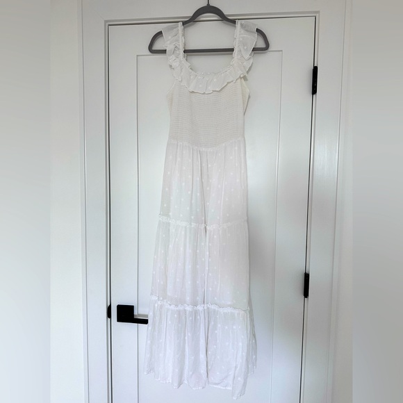 Women’s White Summer Dress - Picture 1 of 6